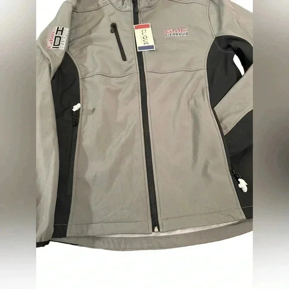 GMC Sierra HD Soft Shell Gray/Black Jacket Men’s size Medium GM Official New - Picture 15 of 15